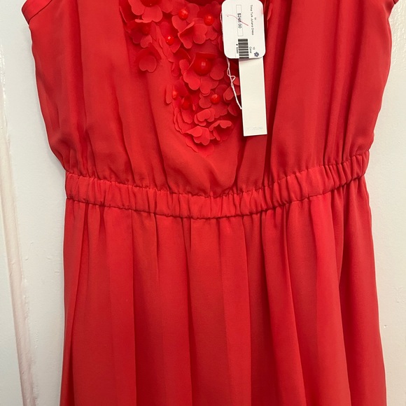Trina Turk Coral Dress - 10 - Picture 2 of 5